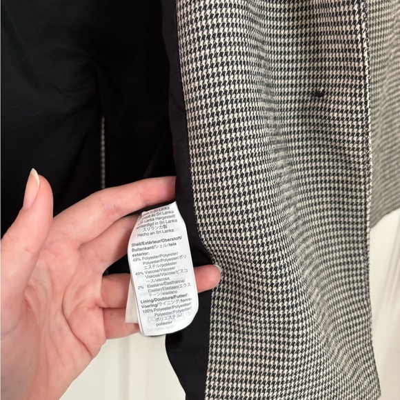 Madewell Dorset Blazer in Houndstooth XS $168 - Picture 8 of 14